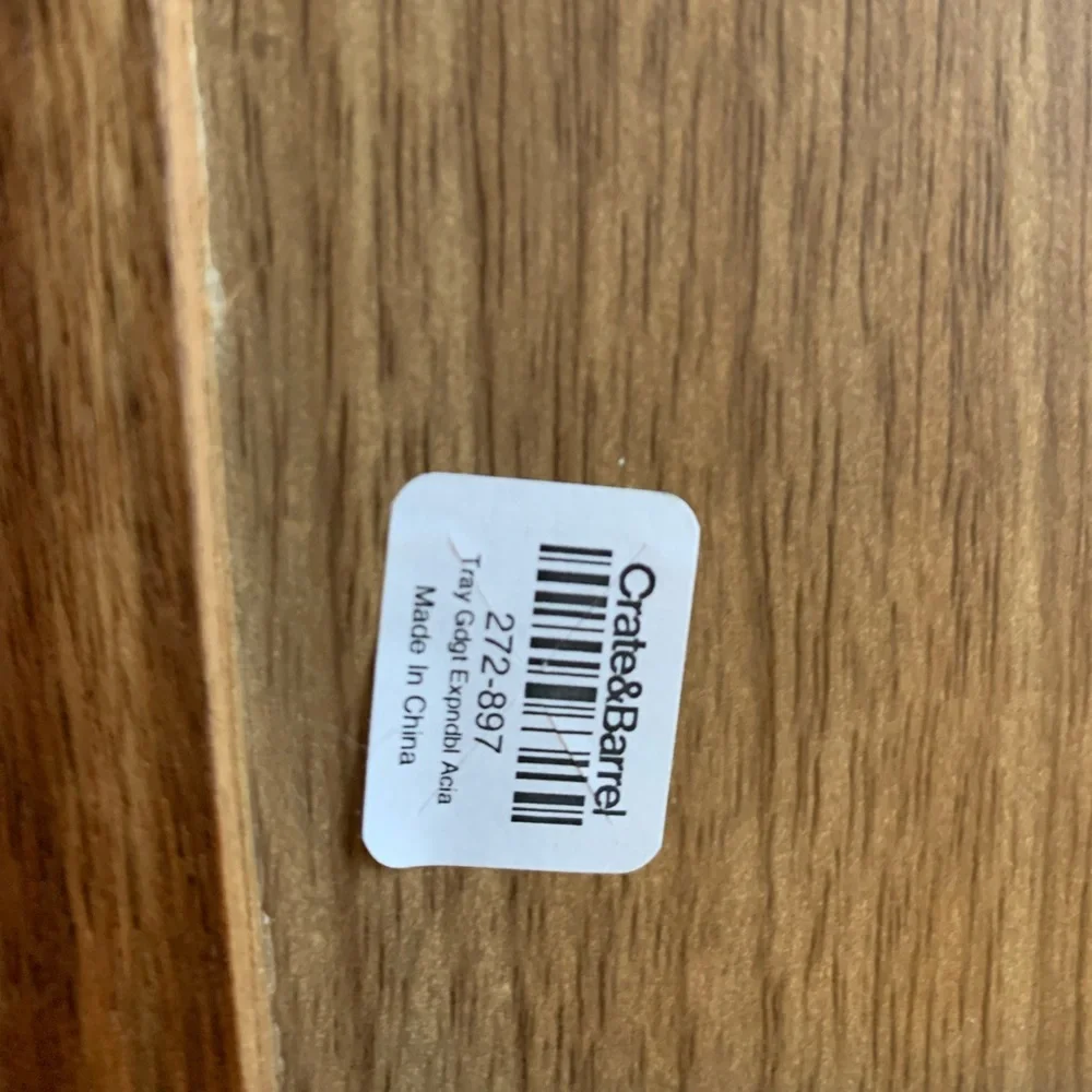 Brand new kitchen wood drawers organizer from Crate and Barrel